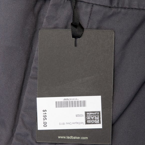 Ted Baker Grey Serny Chinos - Picture 4 of 5